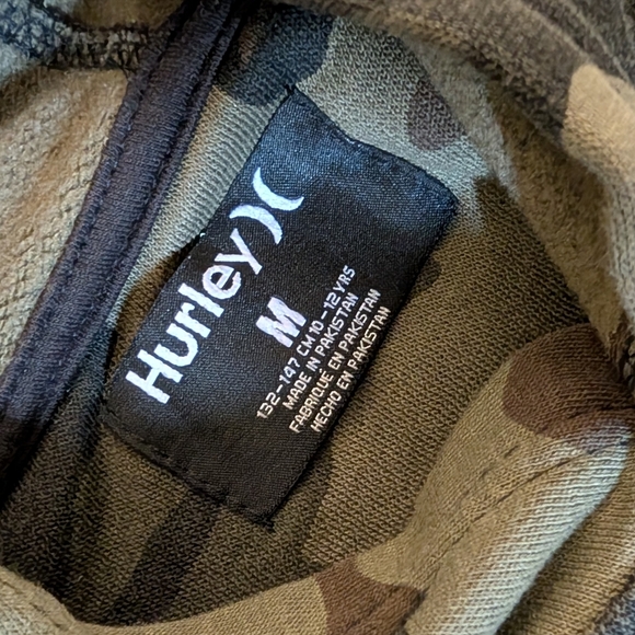 Hurley Camouflage Hoodie with Graphic - Picture 3 of 5